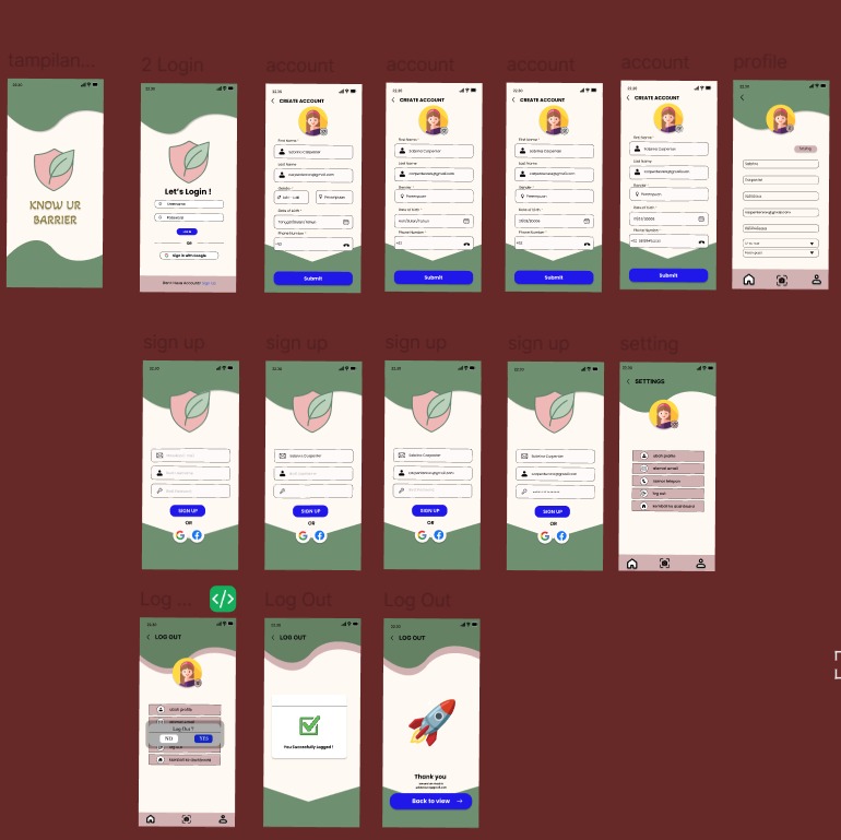 Beauty App Design